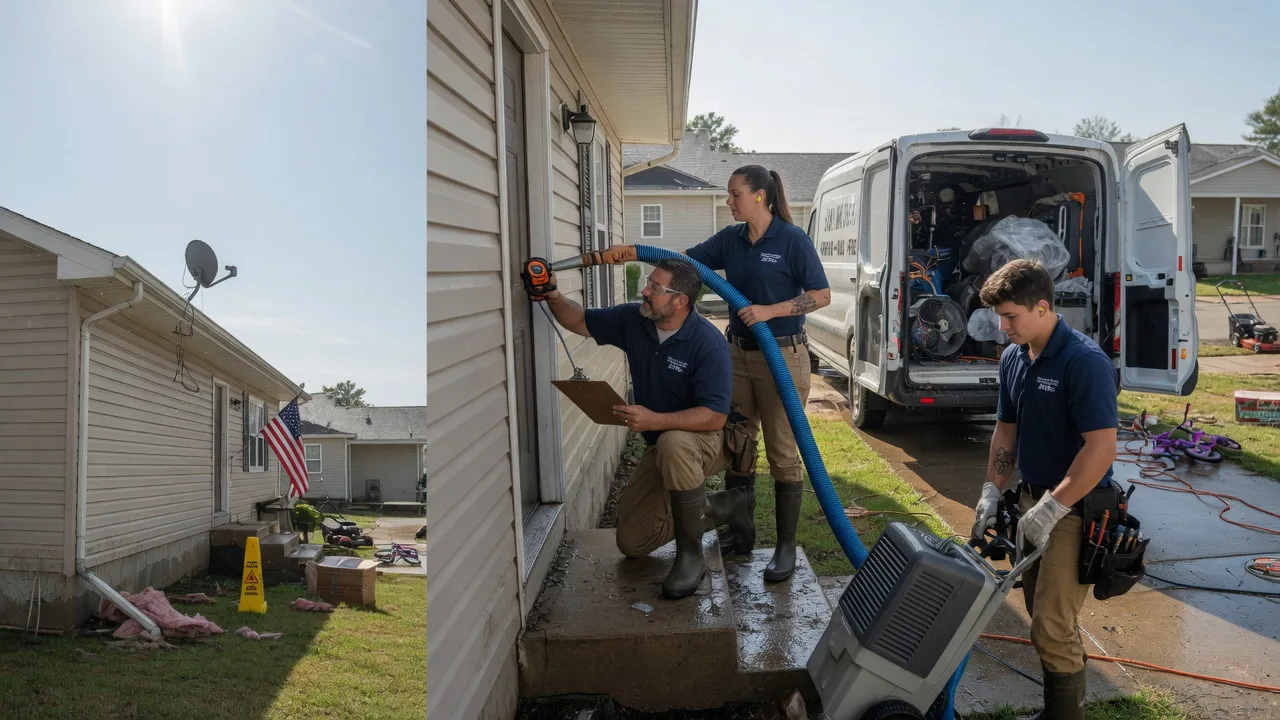 Ceiling Water Damage Restoration in Stoutsville, OH near me